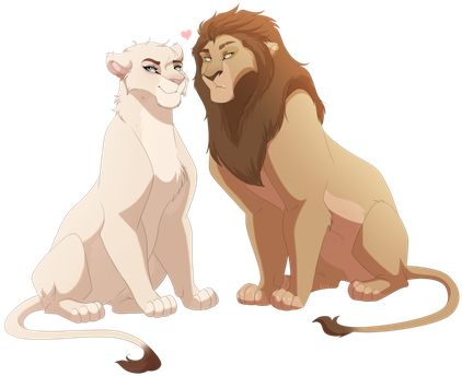 Couple Realsonas By Nyaruh - Digital Art (429x350), Png Download