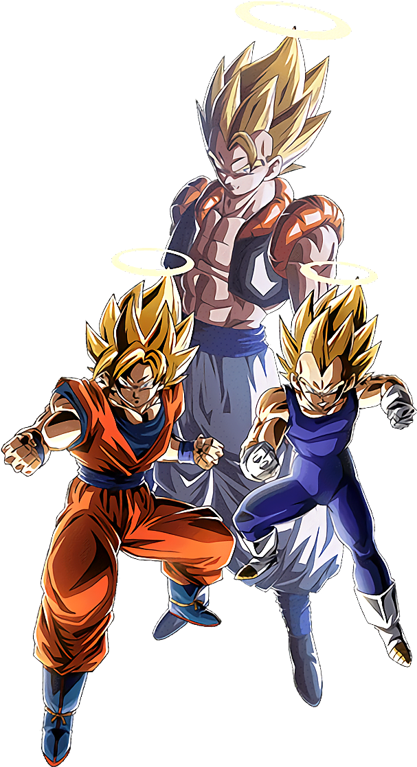 Lr Goku And Vegeta Cutout - Goku And Vegeta Png (610x1136), Png Download