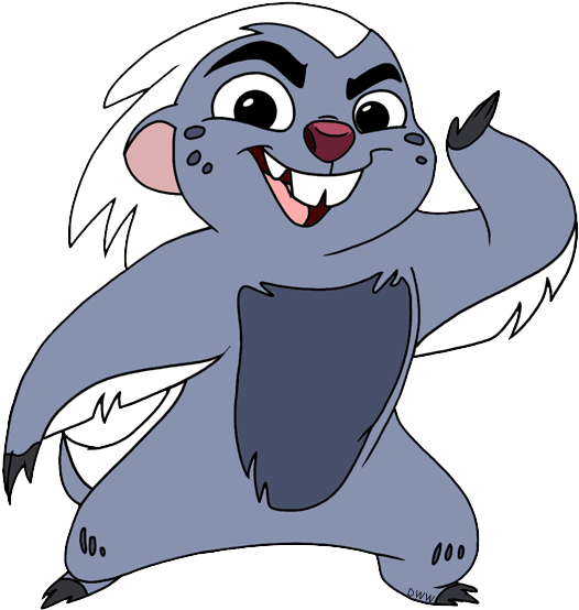 Honey Badger Clipart Lion - Lion Guard Bunga Png (550x571), Png Download