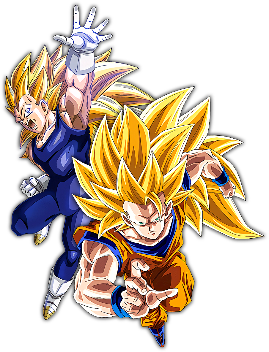 Download Ssj3 Goku And Vegeta スーパー サイヤ 人 3 ベジータ Png Image With No Background Pngkey Com