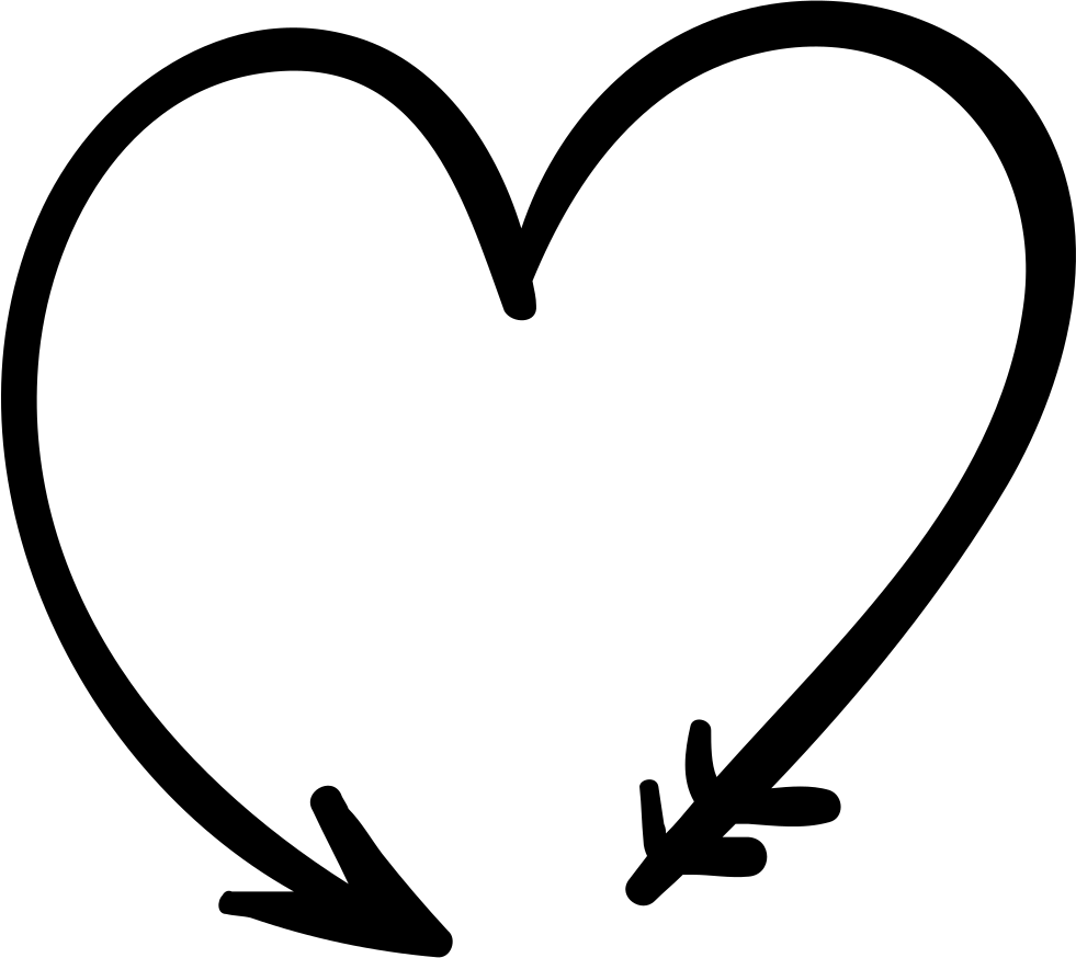 Arrow Forming A Heart Comments - Hot (981x874), Png Download