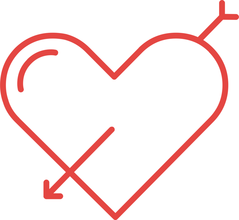 Drawing Coloring Book Heart Arrow Black And White - Drawing (816x750), Png Download