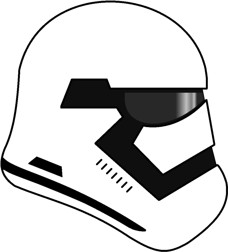 First Order Stormtrooper Helmet Png - First Order Helmet Png (894x894), Png Download