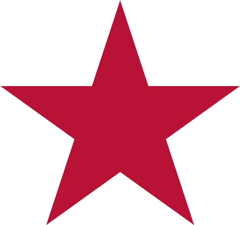 American Flag Stars - Red Stars Clip Art (600x565), Png Download