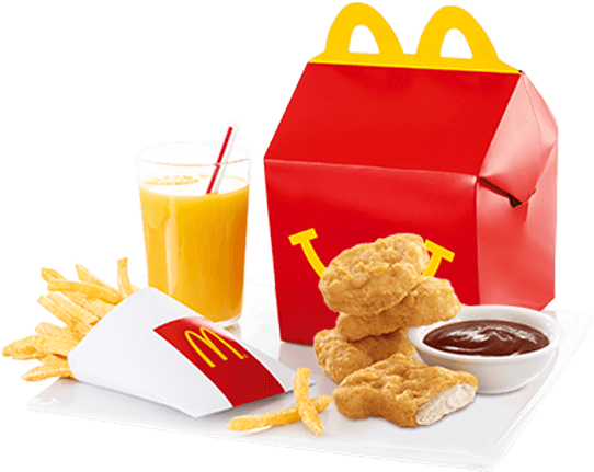 Happy Meal® Mcnuggets® 4 Pieces - Mcdonalds Happy Meal Ksa (700x474), Png Download