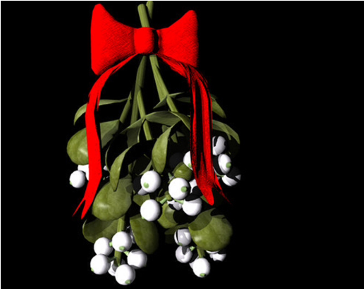They De Custom Of Kissing Under The Mistletoe - Poison To Purge Melancholy By Elena Santangelo 9781518803550 (515x552), Png Download