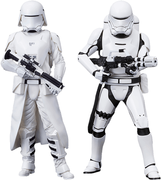 First Order Snowtrooper & Flametrooper 2-pack Figure - Star Wars Force Awakens: First Order Snowtrooper (600x600), Png Download