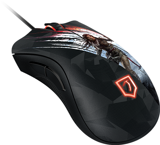 Rise Of The Tomb Raider Deathadder Chroma - Spieltek Berserker Gaming Chair (red) Gc-205-br (800x600), Png Download