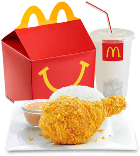 Chicken Mcdo W/ Side - Happy Meal Chicken Mcdo (480x311), Png Download