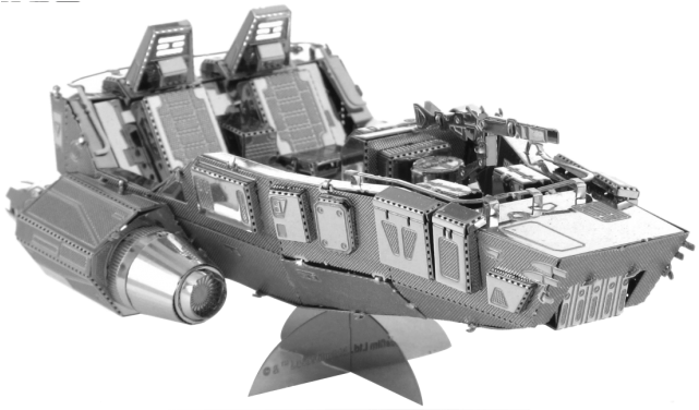 Star Wars - 3d Puzzles First Order Snowmobile - 3d Metal Model (640x640), Png Download