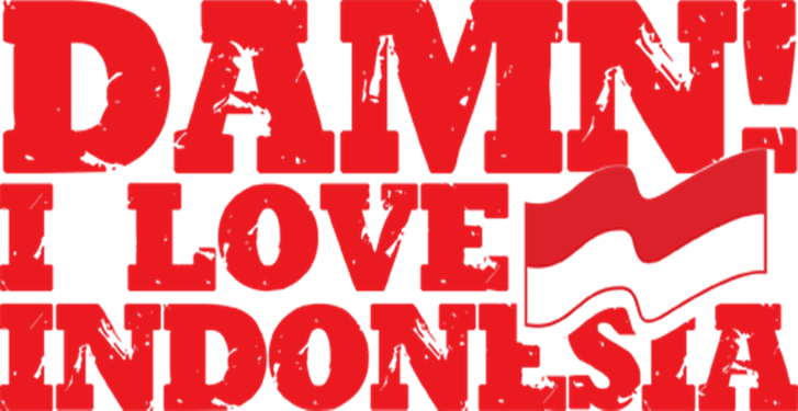 Damn, I Love Ind - Damn I Love Indonesia Vector (727x375), Png Download