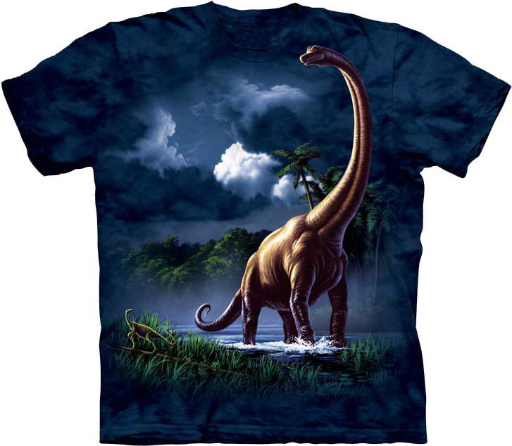 Big Face Glow Rex, Brachiosaurus - Brachiosaurus T Shirt (550x480), Png Download