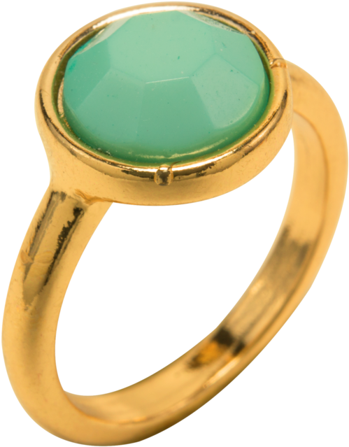 Sterling Forever Mint Resin Circle Ring (1024x1024), Png Download