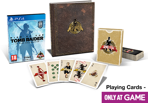 Rise Of The Tomb Raider 20 Year Celebration For Ps4 - Rise Of The Tomb Raider: 20 Year Celebration Edition (475x353), Png Download