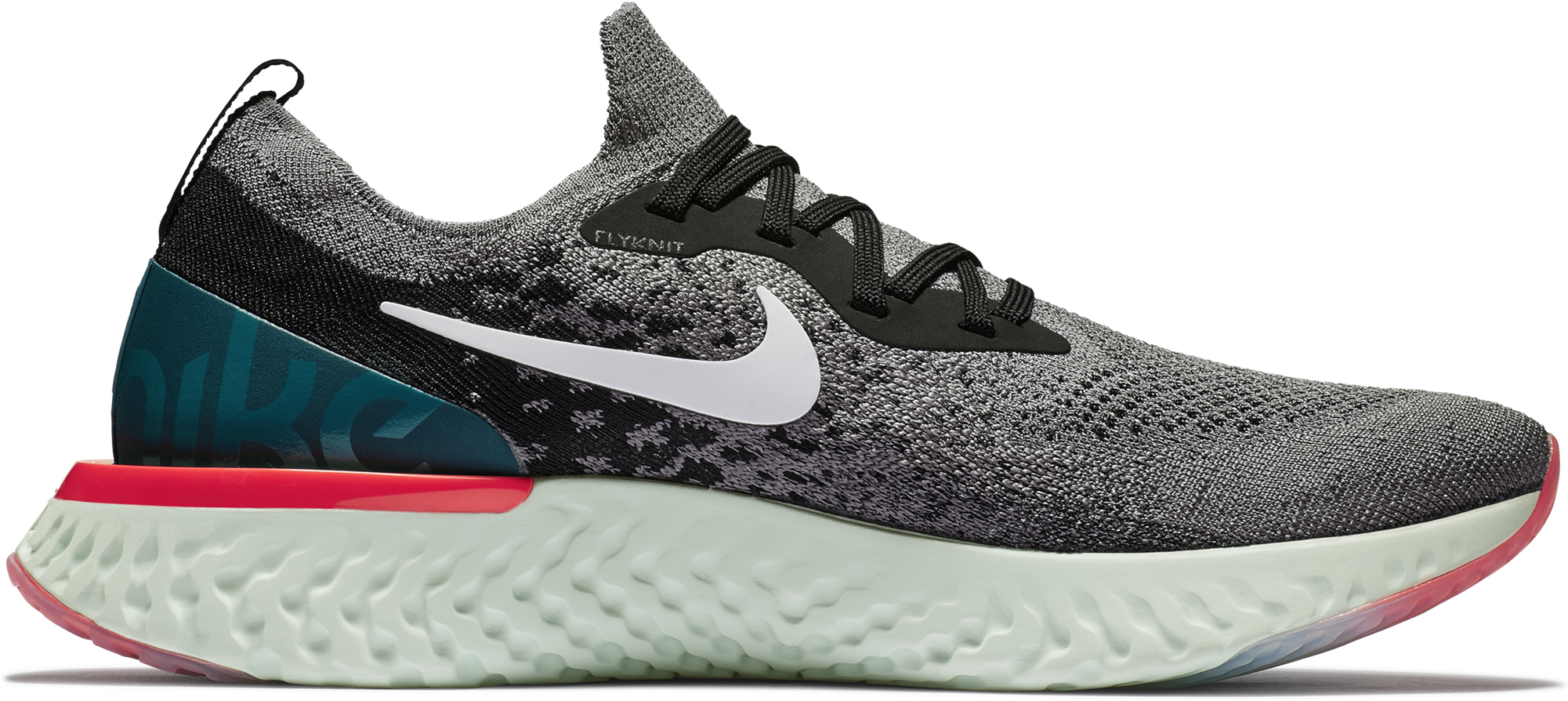 nike epic react flyknit on foot