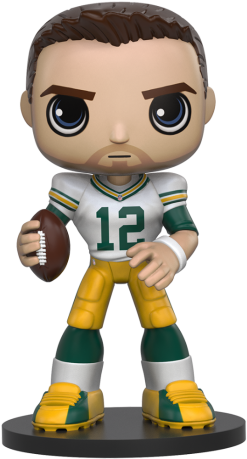 Pop! Vinyl Wobbler Nfl Aaron Rodgers (560x560), Png Download