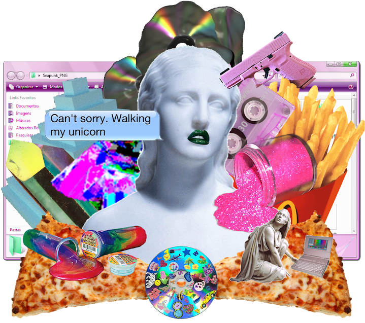 Seapunk (800x640), Png Download