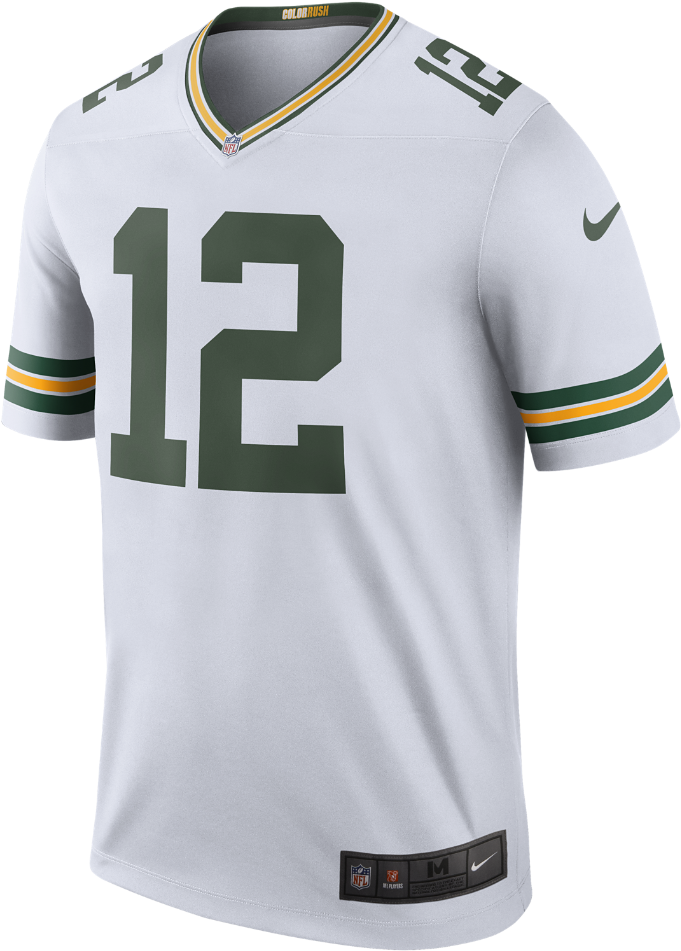 Nike Nfl Green Bay Packers Color Rush Legend Men's - Aaron Rodgers Green Bay Packers Color Rush Legend Jersey (1000x1000), Png Download