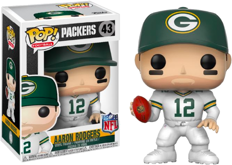 Aaron Rodgers - Funko Pop Aaron Rodgers (800x800), Png Download