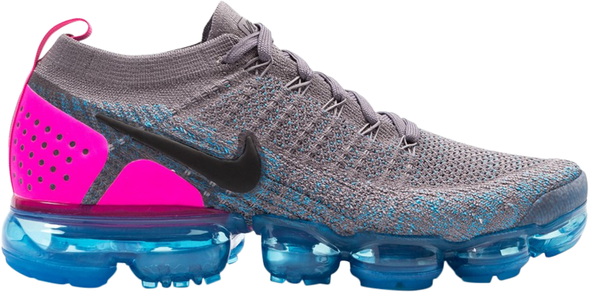 Sale Uk 37434 8fde9 Air Vapormax Flyknit 2 Gunsmoke - Nike Free (850x422), Png Download