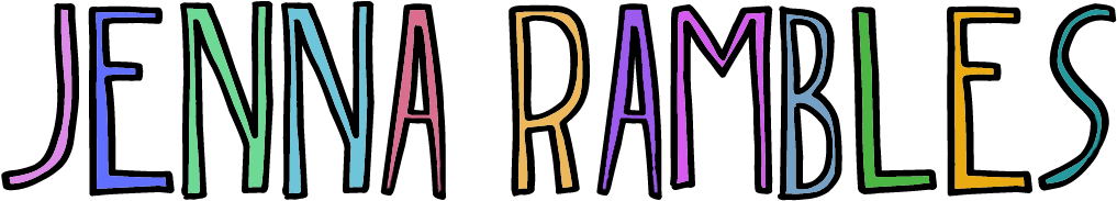 Jenna Rambles - Thought (1029x252), Png Download