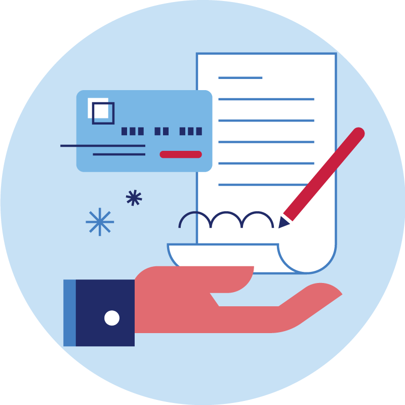 Bank Gold® Checking Package - Circle (800x800), Png Download