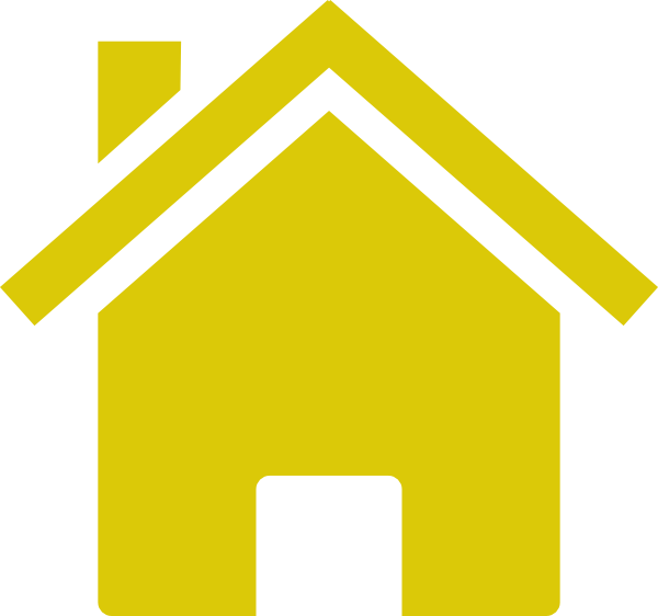 Gold House Clip Art Clip Art At Clker - Home Icon (600x562), Png Download
