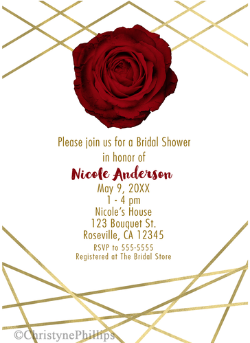 Rosen-u. Goldlinien Elegante Party-mit Papierserviette (498x498), Png Download