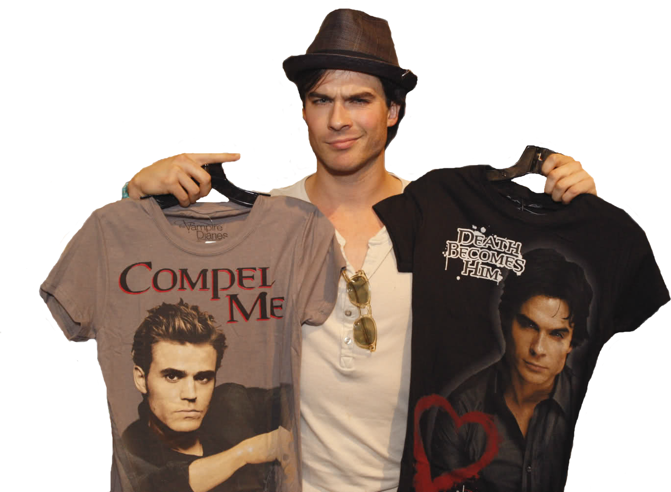 Marlanido Fondo De Pantalla Containing A Jersey Entitled - Vampire Diaries Hot Ian (1599x1066), Png Download