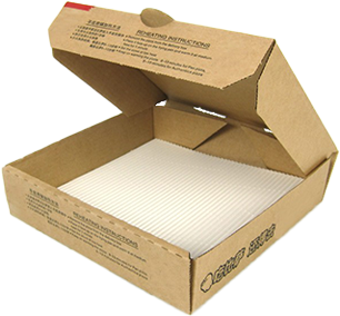 Custom Logo Printed Pizza Boxes - Box (400x400), Png Download