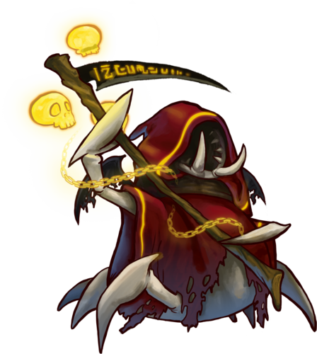 Grim Genji Splash Art - Art (448x500), Png Download