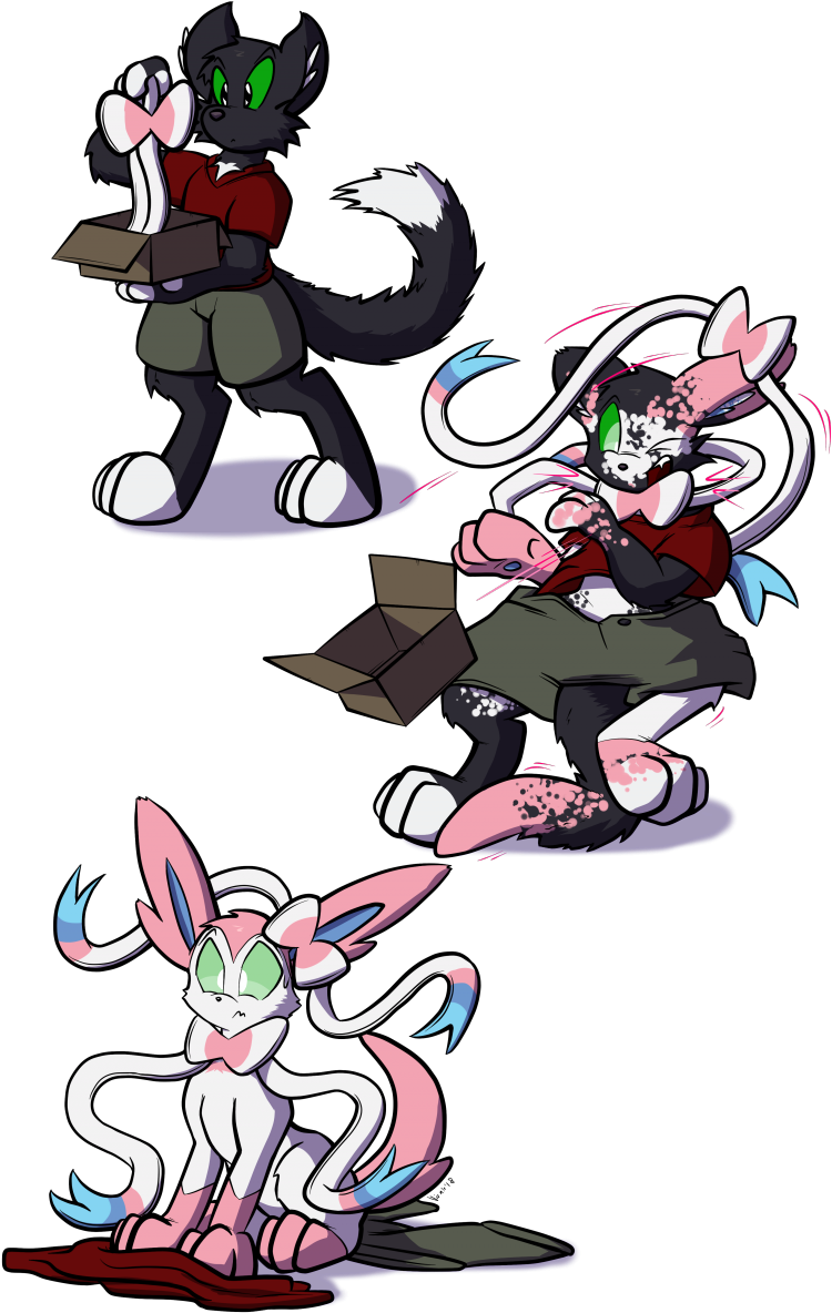 Ribbons - Digital Art (800x1258), Png Download