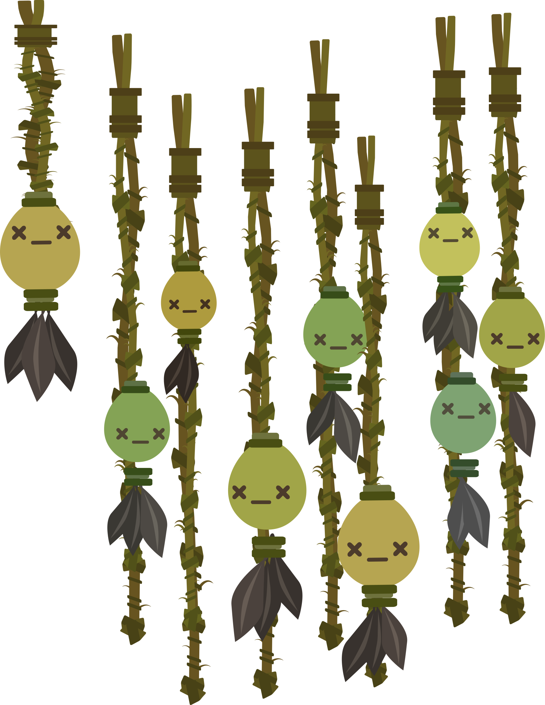 This Free Icons Png Design Of Firebog Hanging Eggs (1854x2400), Png Download