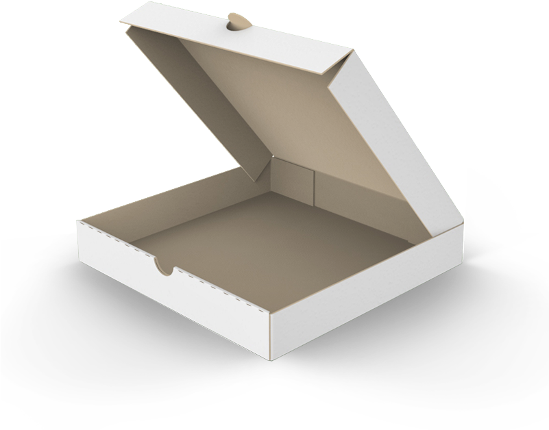 Customized Pizza Box - Blank Pizza Box Transparent (800x800), Png Download
