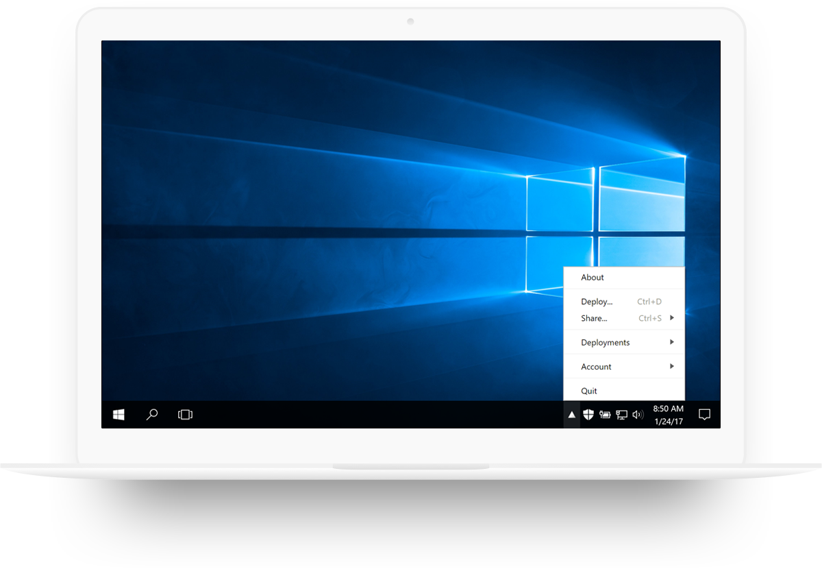 This Ui Never Gets In Your Way - Microsoft Windows Remote Desktop Services 2016 - Pc (1200x830), Png Download
