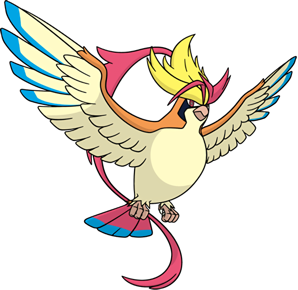 Official Global Link Art Of All The New Megas And Primals - Pidgeot Dream World (594x578), Png Download