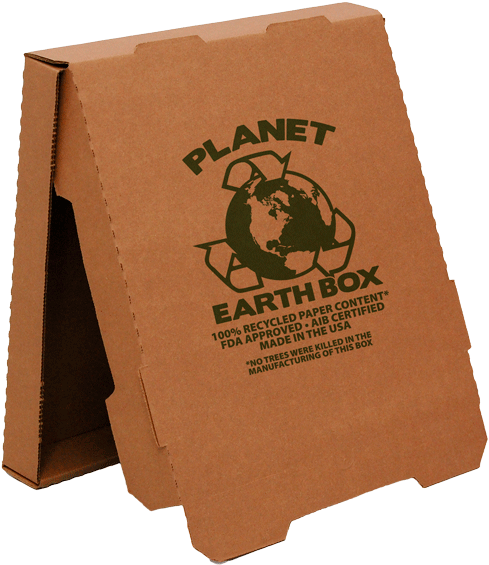 Star Pizza Box Is Proud To Introduce The “planet Earth - Pizza Box (600x600), Png Download