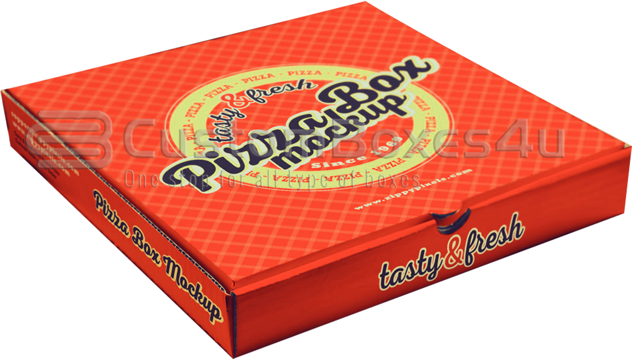 Pizza Boxes - Pizza Box (2252x1473), Png Download