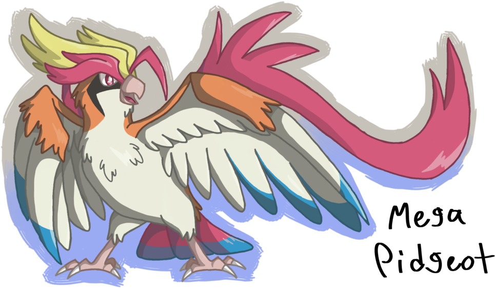 Mega Pidgeot By Https - Eagle (1024x586), Png Download
