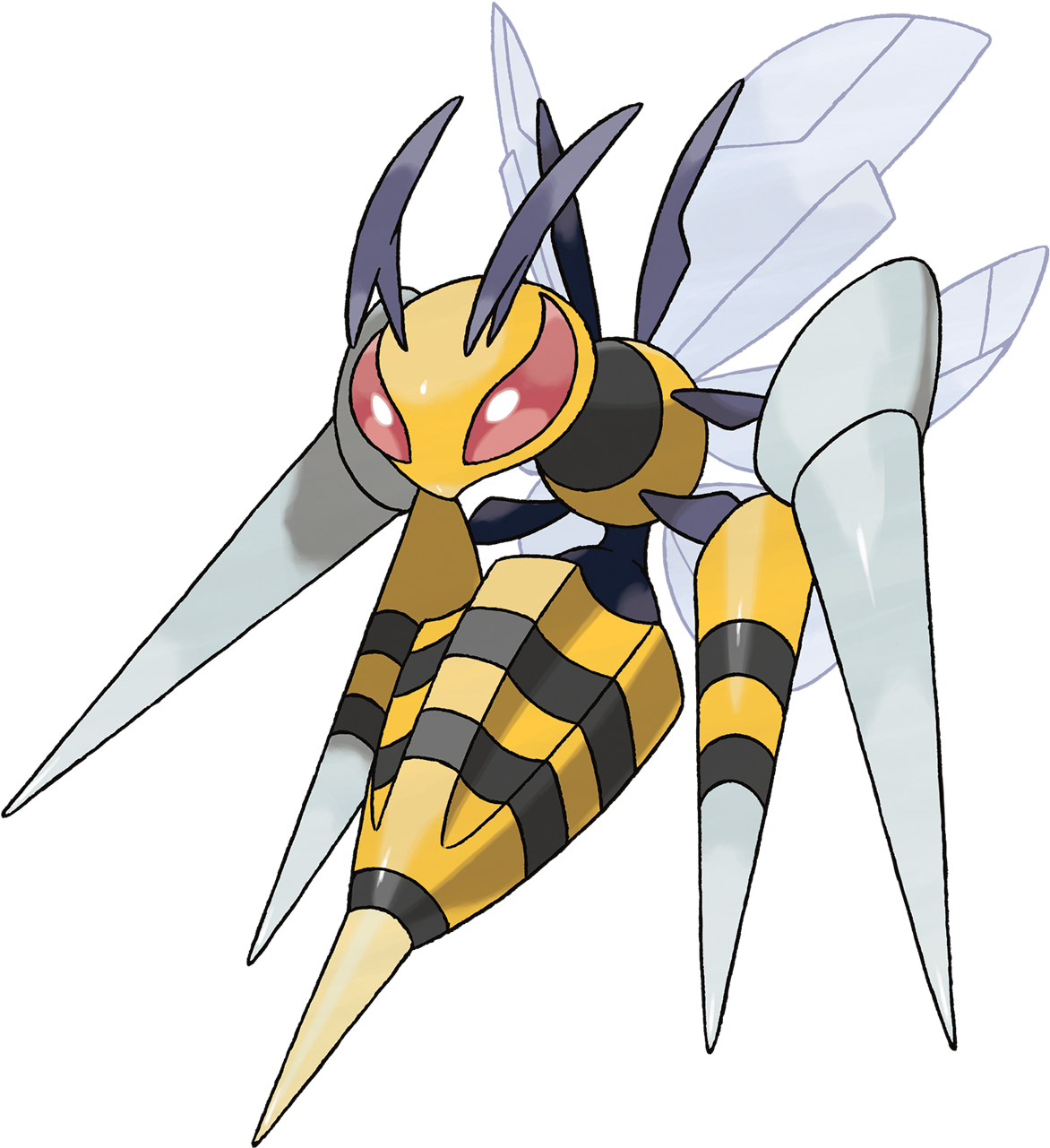 Download Mega Beedrill Pokemon Mega Beedrill Ex Collection Box Png Image With No Background Pngkey Com