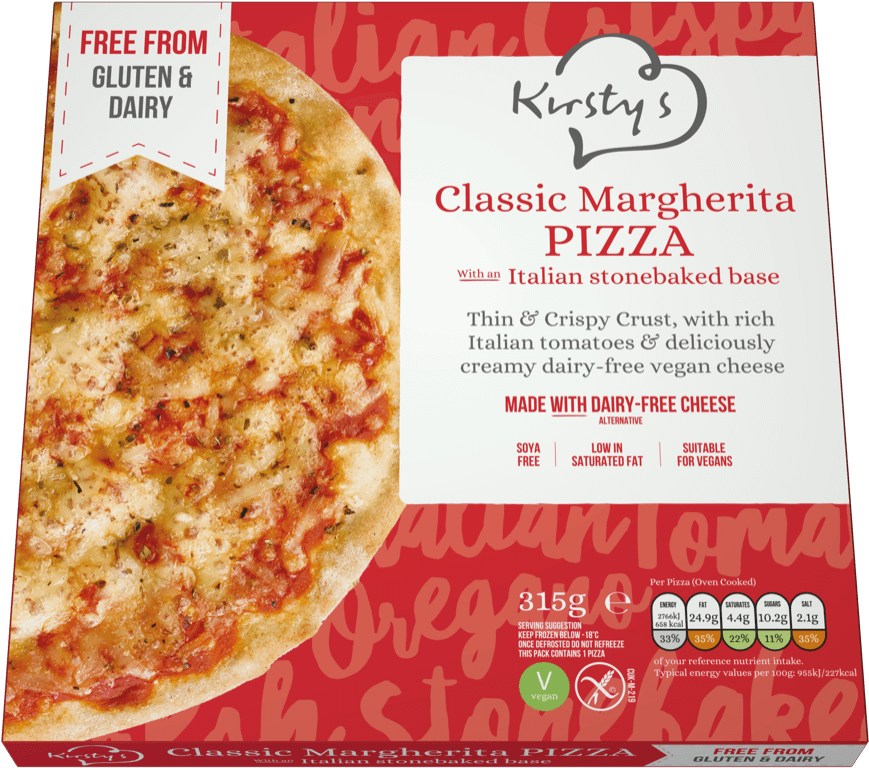 Kirsty's Margherita Pizza - Kirsty's (1075x960), Png Download