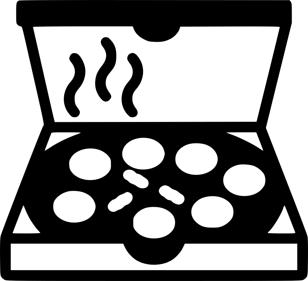 Pizza Box - - Pizza (980x894), Png Download
