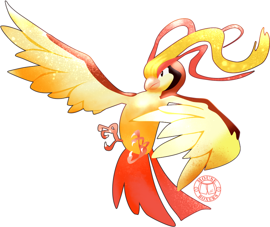 018 Pidgeot - Macaw (1024x1024), Png Download