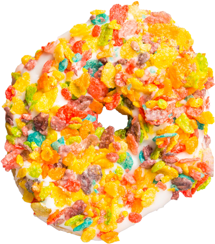 Post Fruity Pebbles Cereals (500x527), Png Download