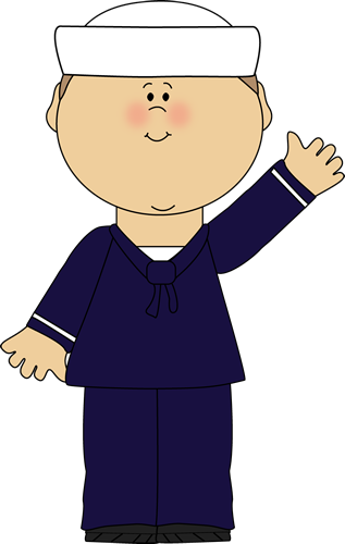 Sailor Clipart - Girl Sailor Clipart (317x500), Png Download