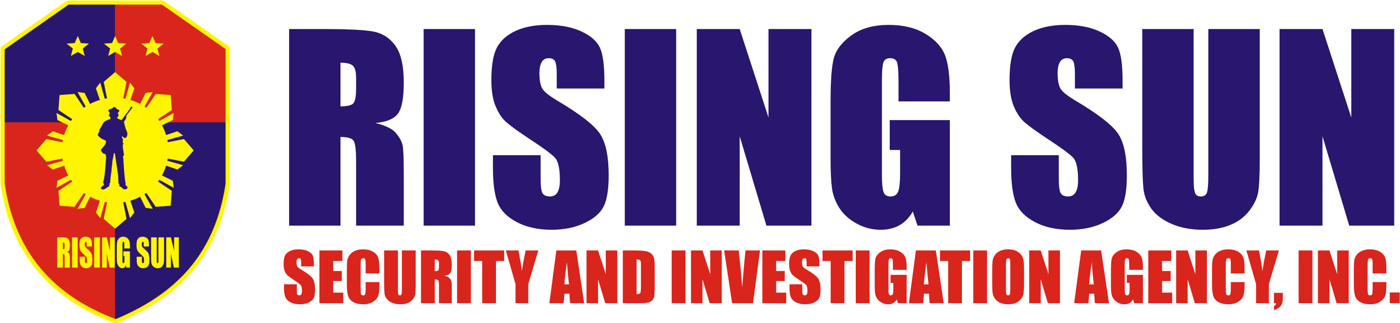 Rising Sun Security Agency - Crime Shield (2904x786), Png Download