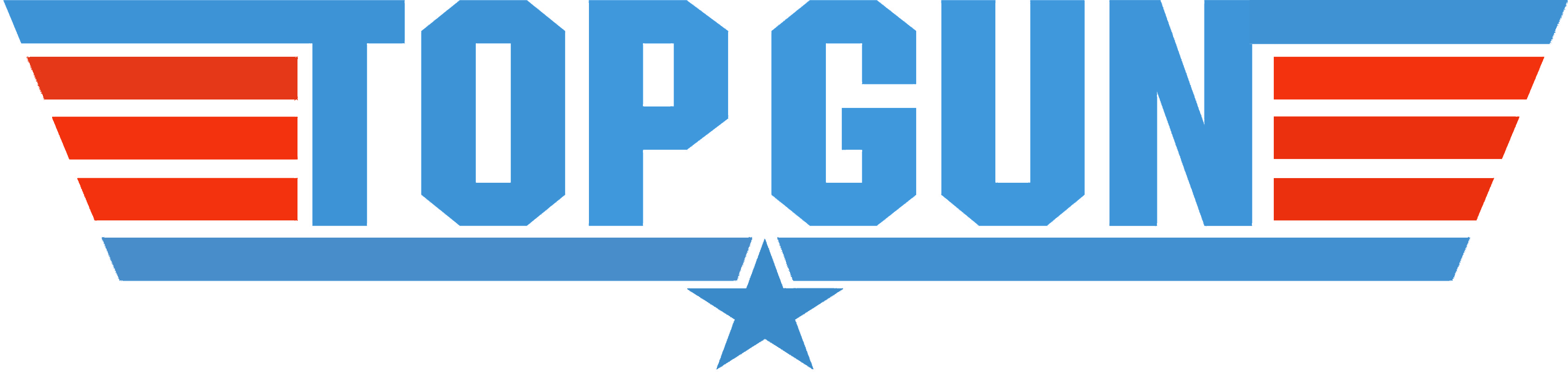 Top Gun Png - Top Gun Logo Png (3368x800), Png Download
