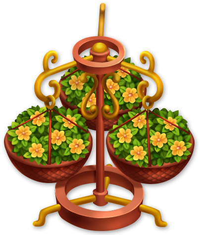 Hanging Flowers - Flower (476x476), Png Download