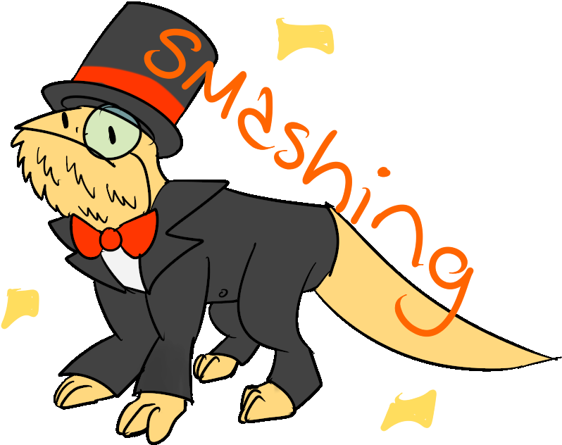Dragon Clip Bearded - Animation Of Bearded Dragon (819x678), Png Download