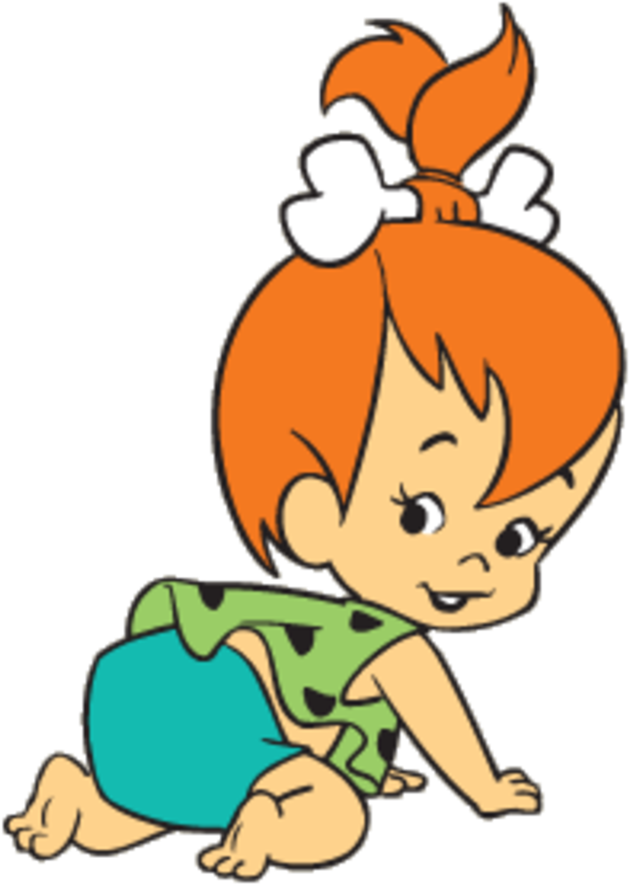 Google Search Pebbles Flintstone, The Flintstones, - Pebbles Flintstones (760x1172), Png Download